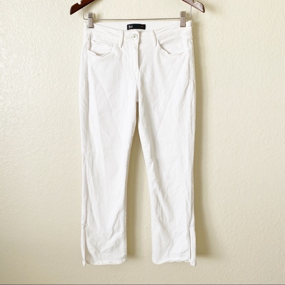 3X1 W2 Split Bell Crop mid-rise straight-leg jeans - Picture 7 of 13